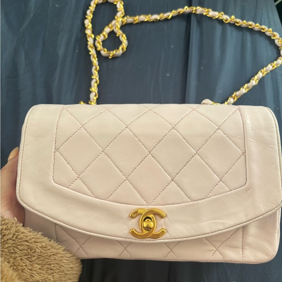 CHANEL Handbags - Vintage Pink Chanel Diana